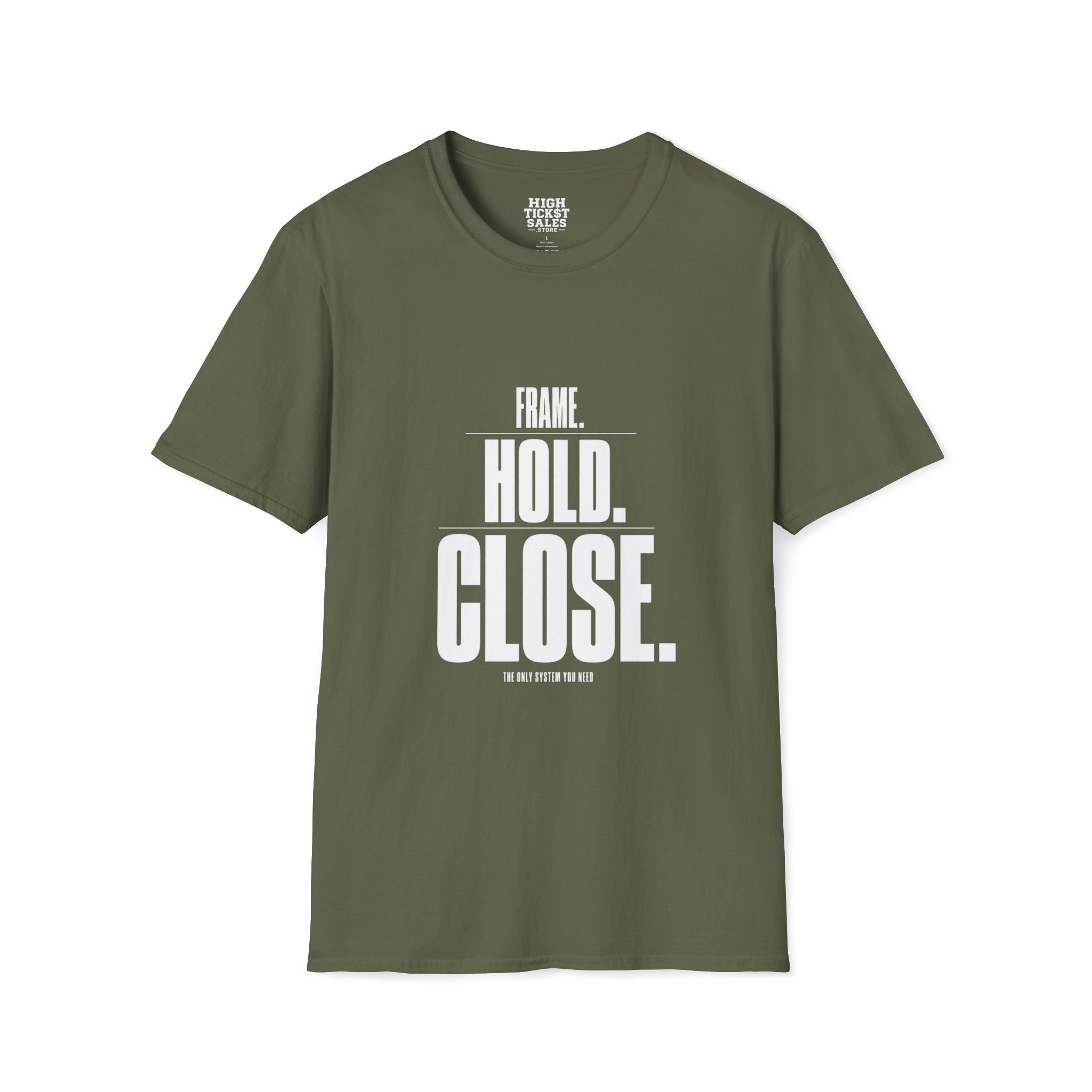 Frame. Hold. Close. T-Shirt