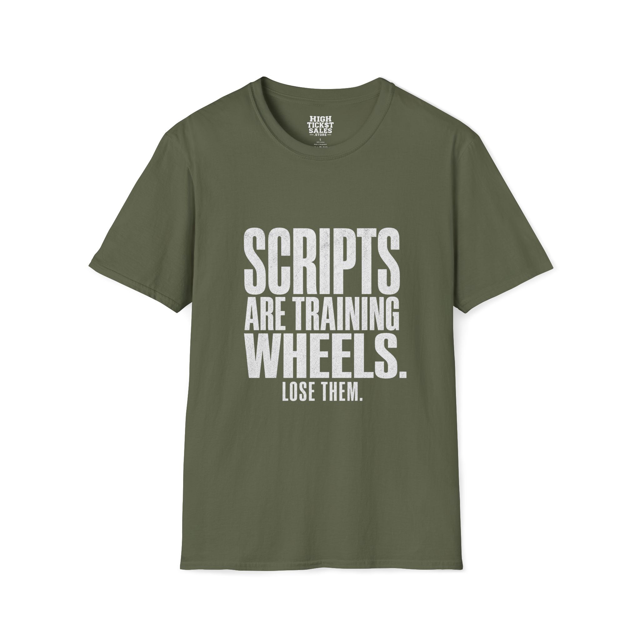 Scripts Are Training Wheels T-Shirt