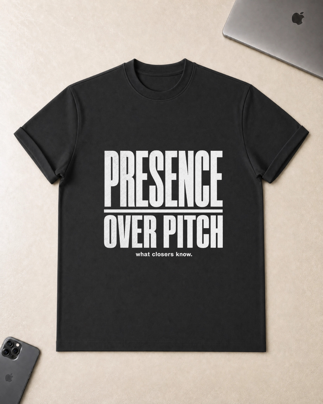 Presence Over Pitch T-Shirt