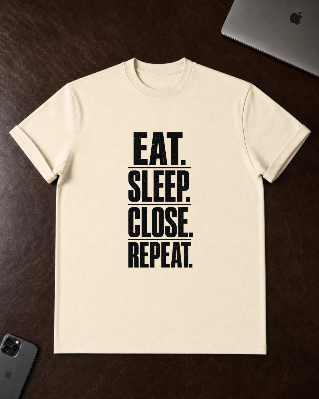 Eat. Sleep. Close. Repeat. T-Shirt