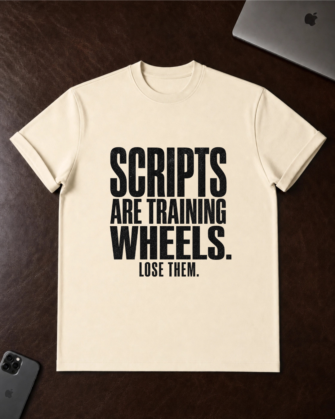 Scripts Are Training Wheels T-Shirt